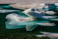 Blue Ice at Iceberg Lake