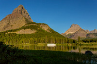 Shuttle Boat on Swiftcurrent Lake